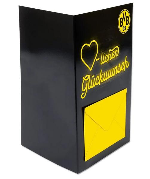 Borussia Dortmund - Geldscheinkarte Glückwunsch